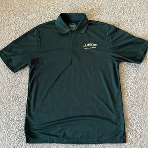 Jameson Irish Whiskey forest green polo